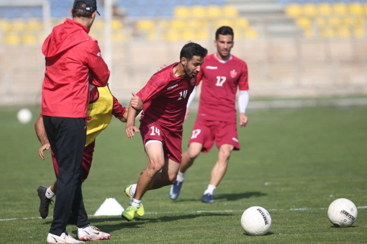 احسان پهلوان تمرین پرسپولیس