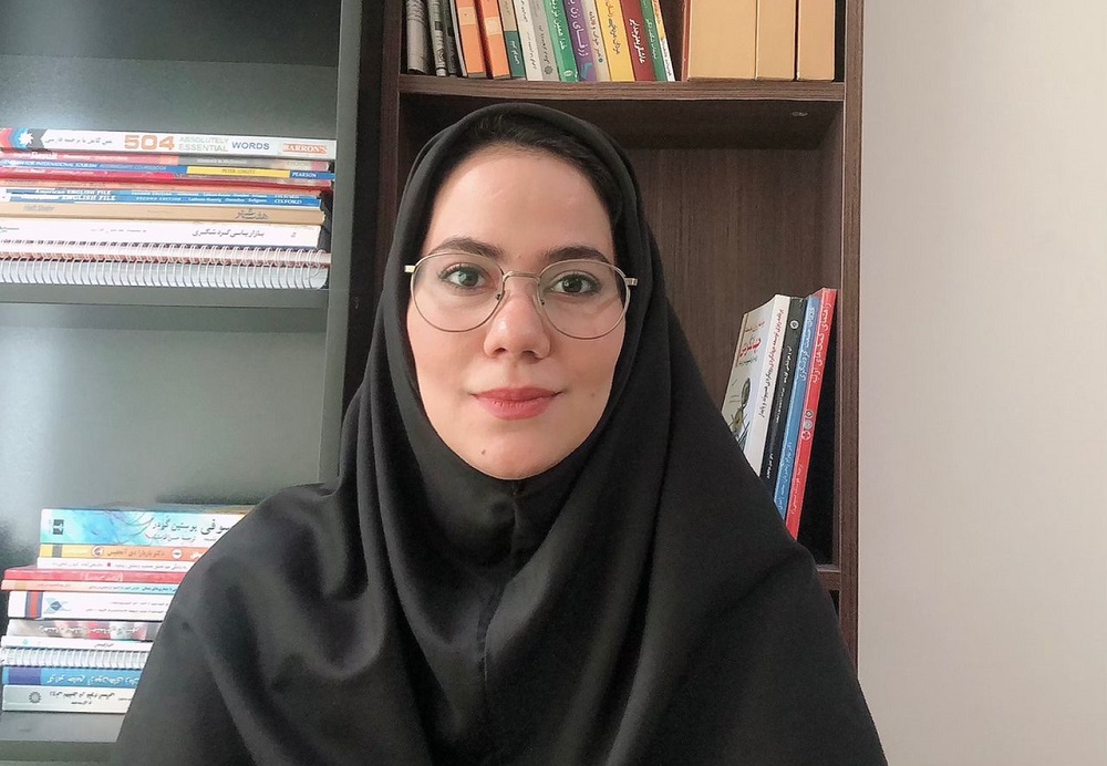 فاطمه راشکی دبیر انجمن علمی دانشجویی جغرافیای دانشگاه آزاد اسلامی واحد علوم و تحقیقات