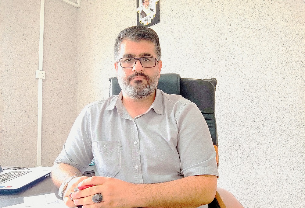 یوسف نجفیان دبیر انجمن دانشجویی علمی حقوق دانشگاه آزاد آبادان