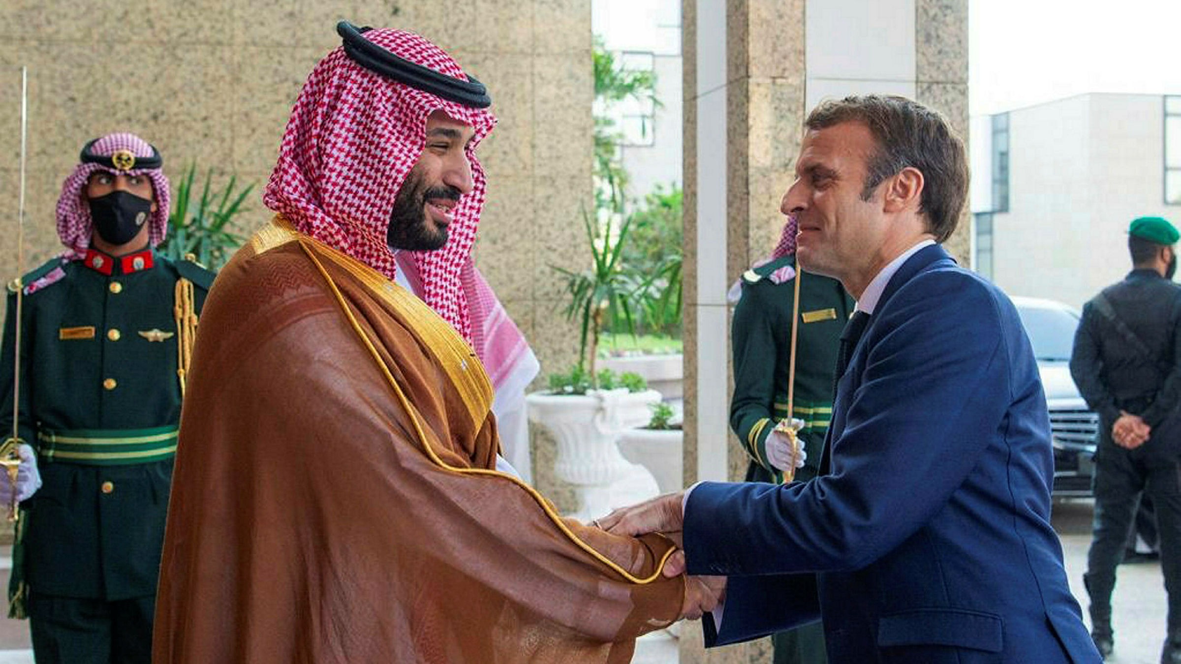 مکرون - محمد بن سلمان