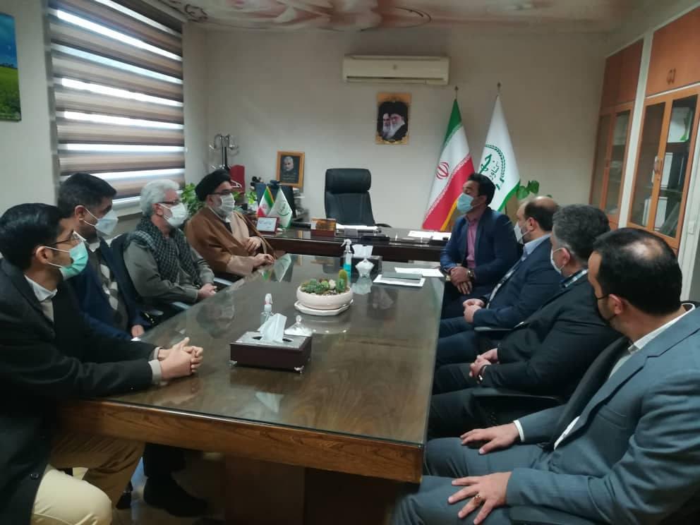 نشست پهلوان افشاری با مسئولان جهاد کشاورزی ورامین
