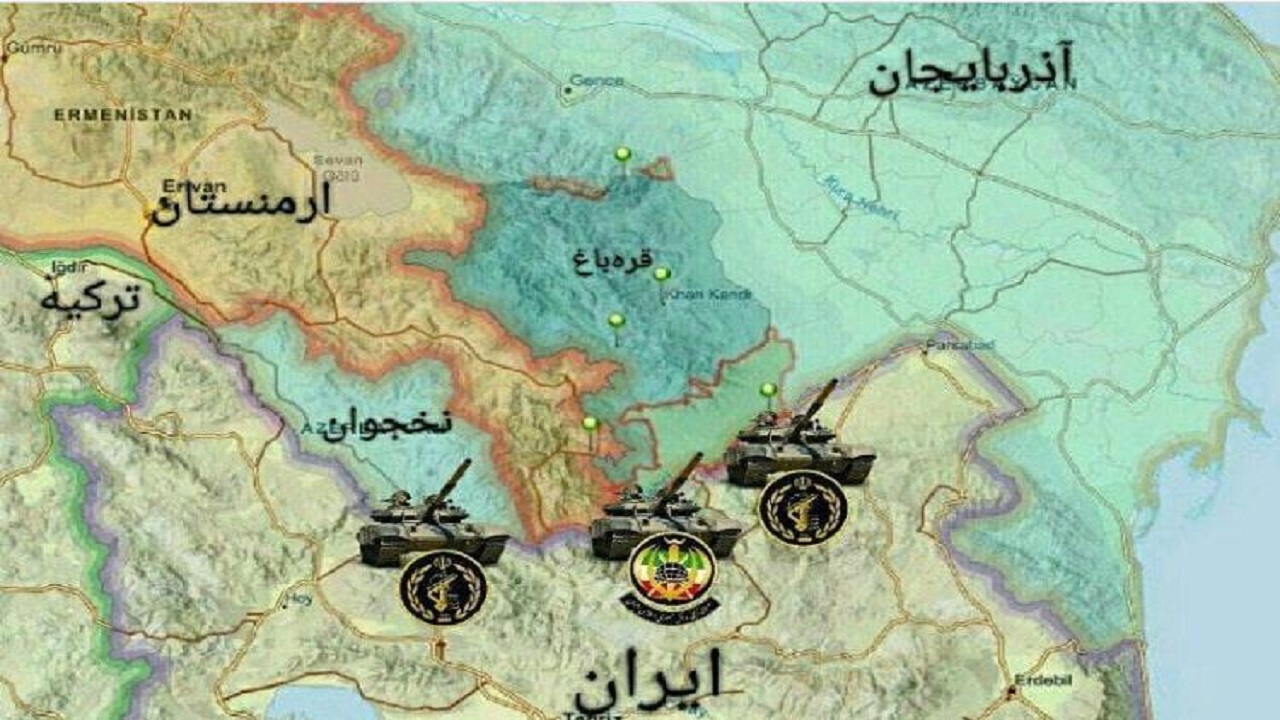 ارتش ایران قره باغ