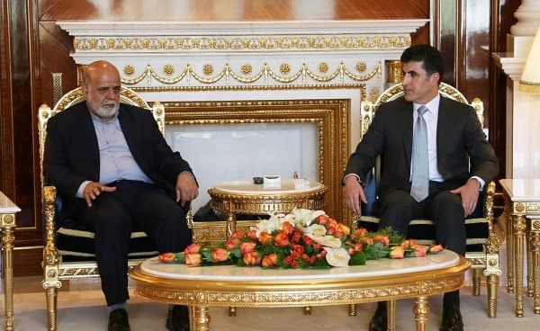 ایرج مسجدی - نیچروان بارزانی