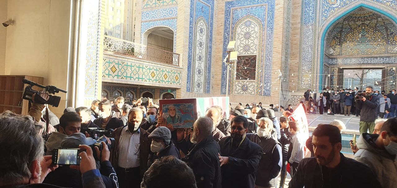 تشییع پیکر شهید ایرلو