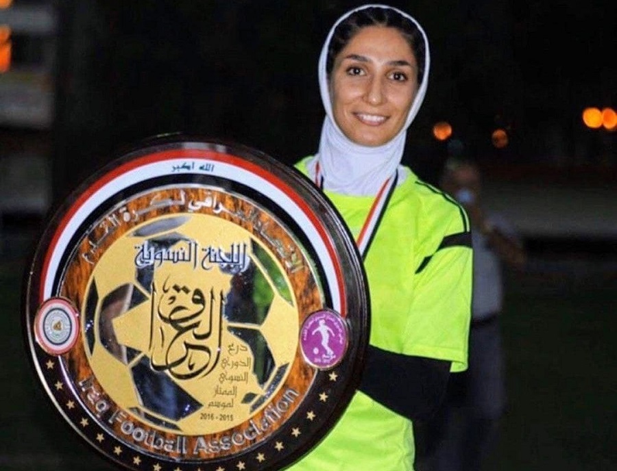 کویستان خسروی دانشجوی رشته تربیتبدنی دانشگاه آزاد اسلامی واحد سقز و استعدادیاب بازیکنان دختر زیر ۱۶ ساله کشور