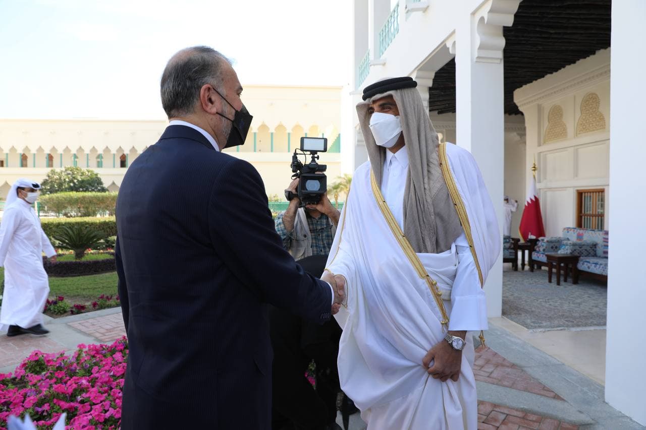 امیر عبداللهیان امیر قطر