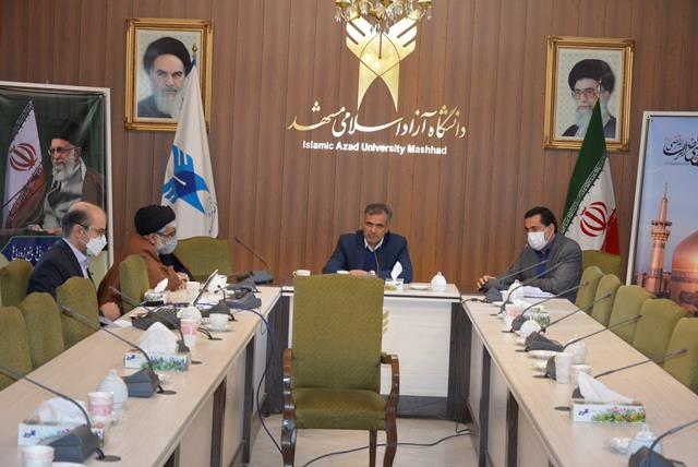 نشست مسئولان جشنواره امامت و مهدویت دانشگاه آزاد اسلامی با محور واحد مشهد برگزار شد