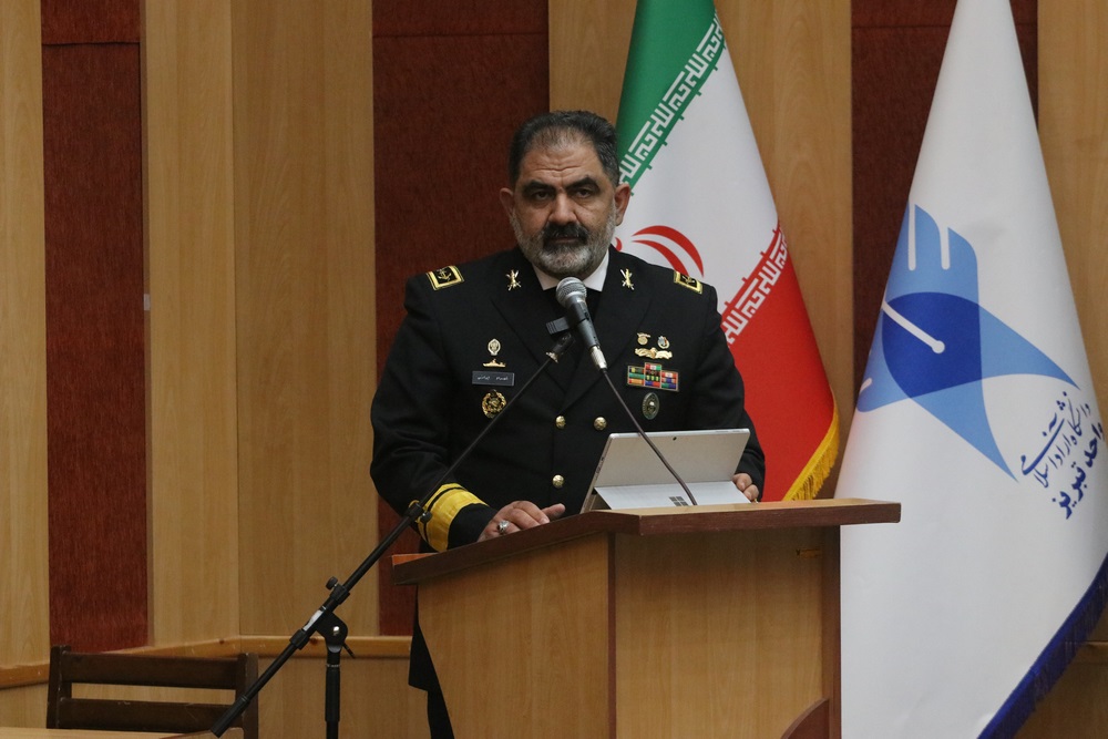 حضور امیر دریادار شهرام ایرانی در دانشگاه آزاد اسلامی واحد تبریز