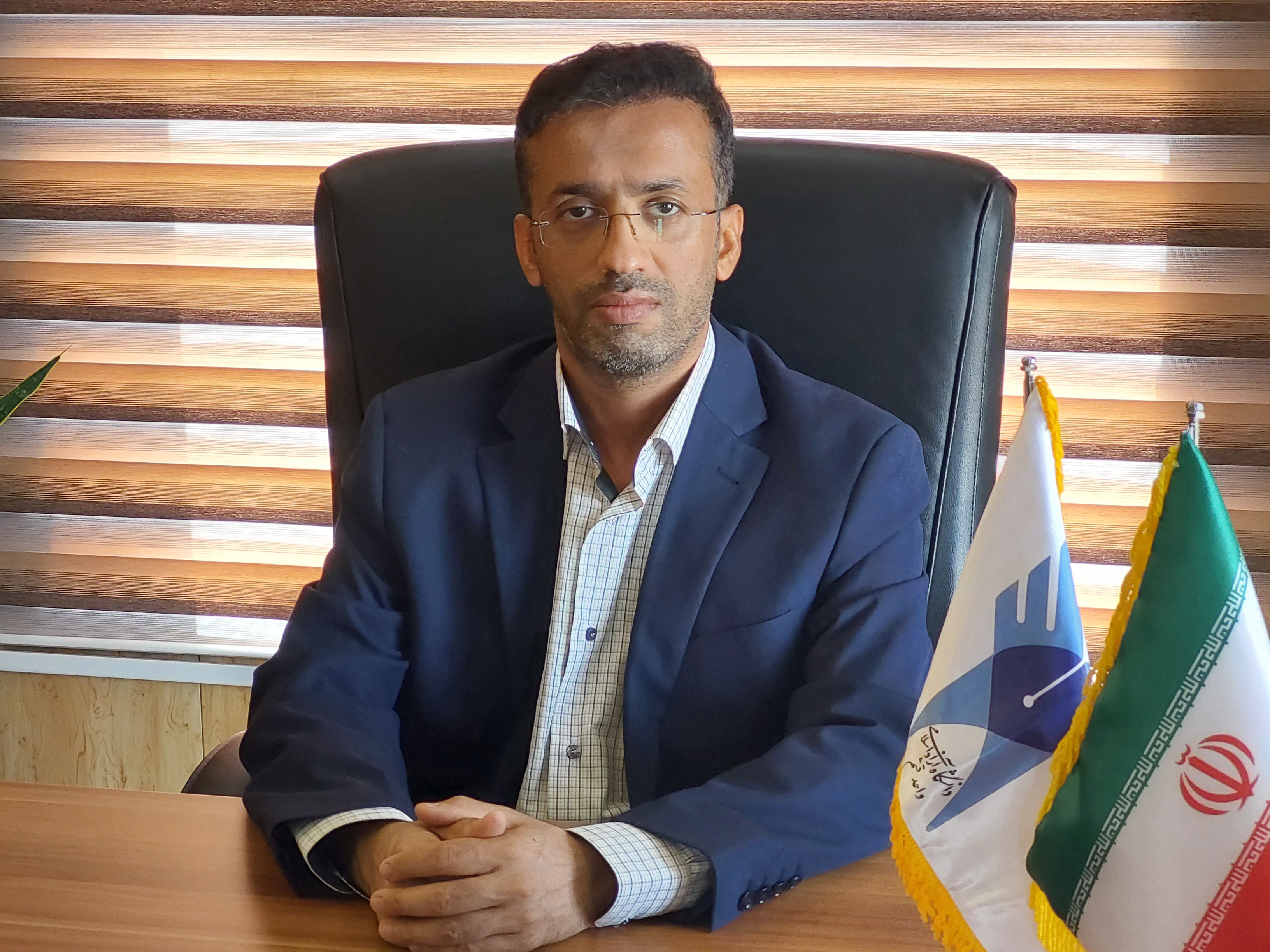 حمید رستمی جاز رئیس دانشگاه آزاد قشم