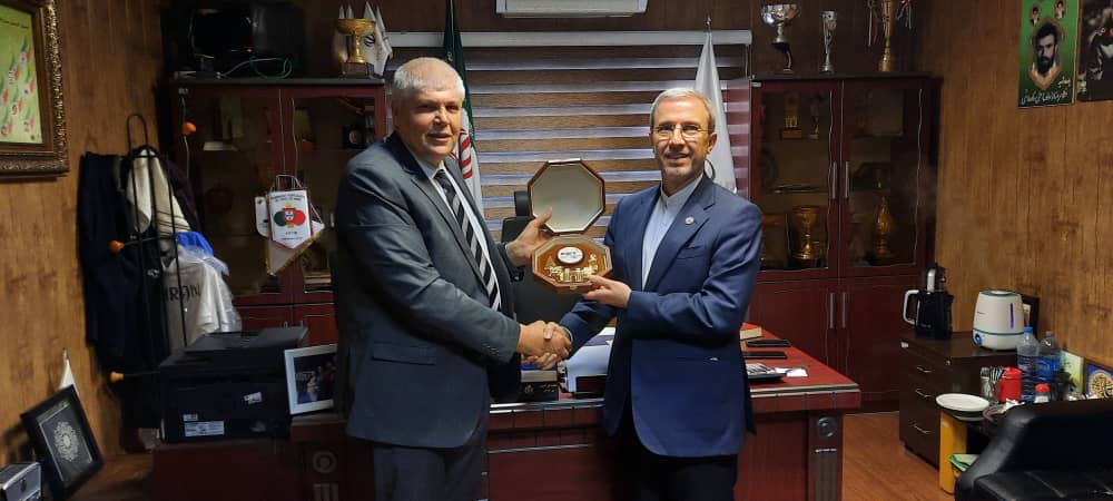 مهرداد علی قارداشی رعد رئوف رئیس فدراسیون تنیس روی میز عراق