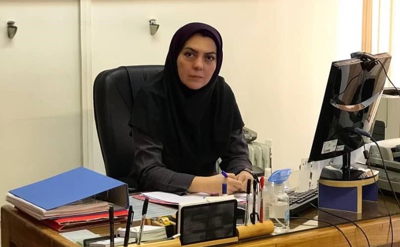 آمنه فامیل خدابخش رئیس باشگاه پژوهشگران جوان و نخبگان دانشگاه آزاد تهران جنوب
