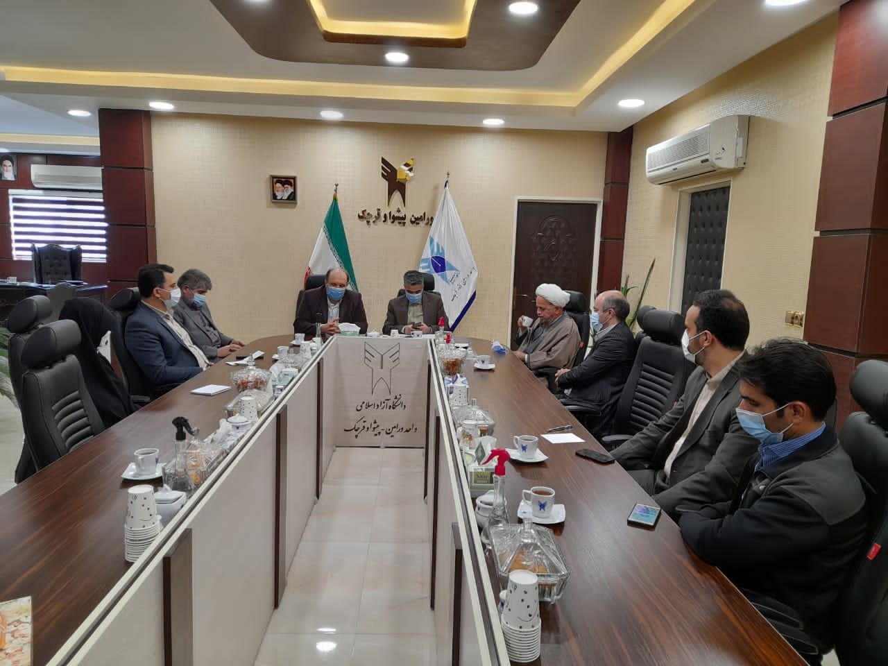 نشست رئیس واحد ورامین با فرماندار