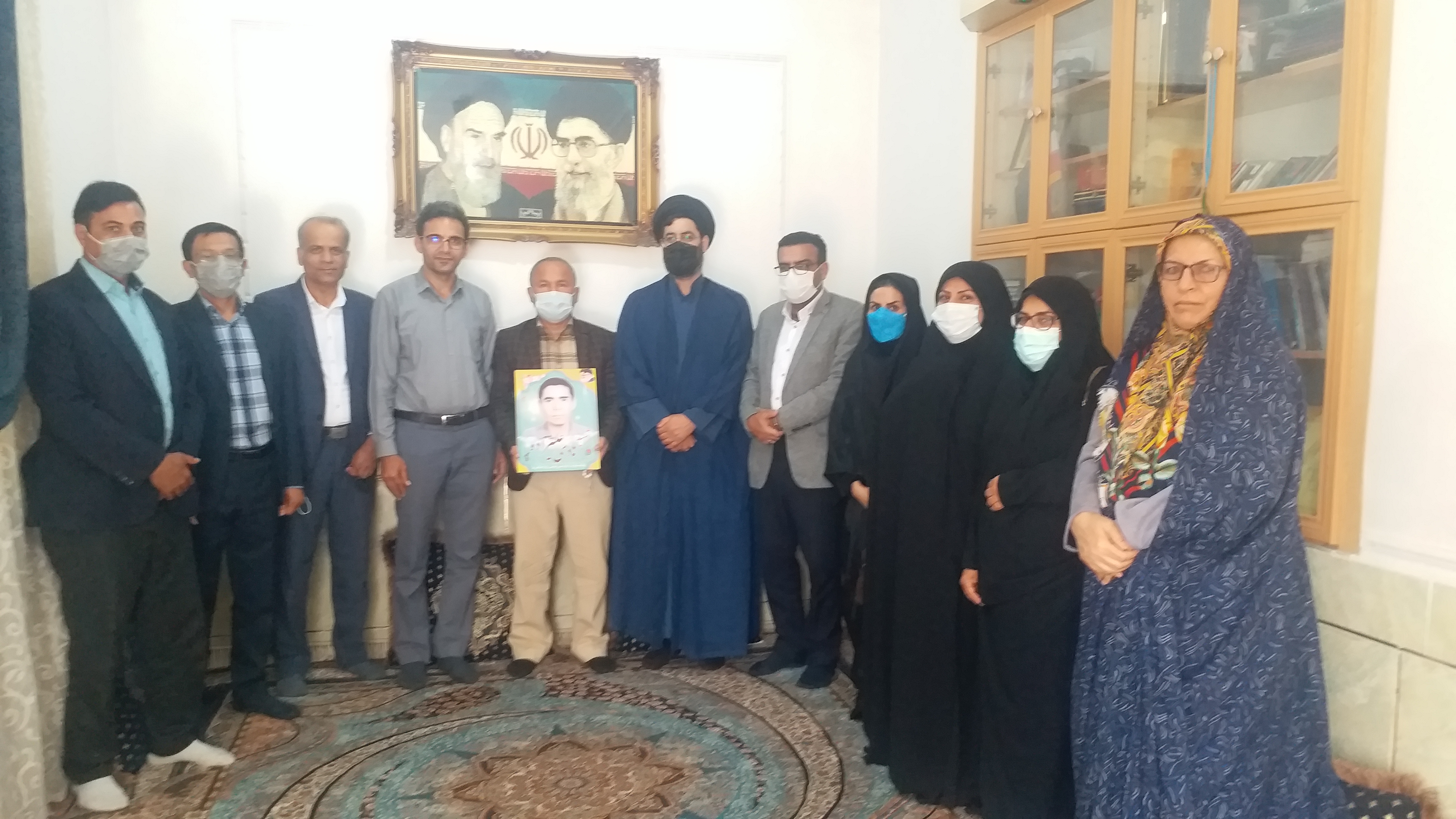 دیدار دانشگاهیان دانشگاه آزاد اسلامی لامرد با جانباز دفاع مقدس