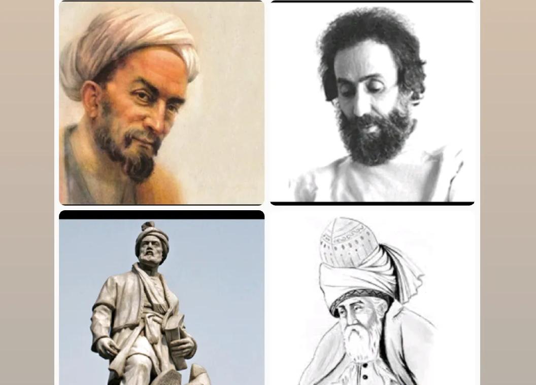 فردوسی، سپهری، سعدی و مولانا