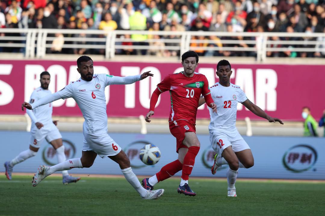 تیم ملی فوتبال ایران لبنان