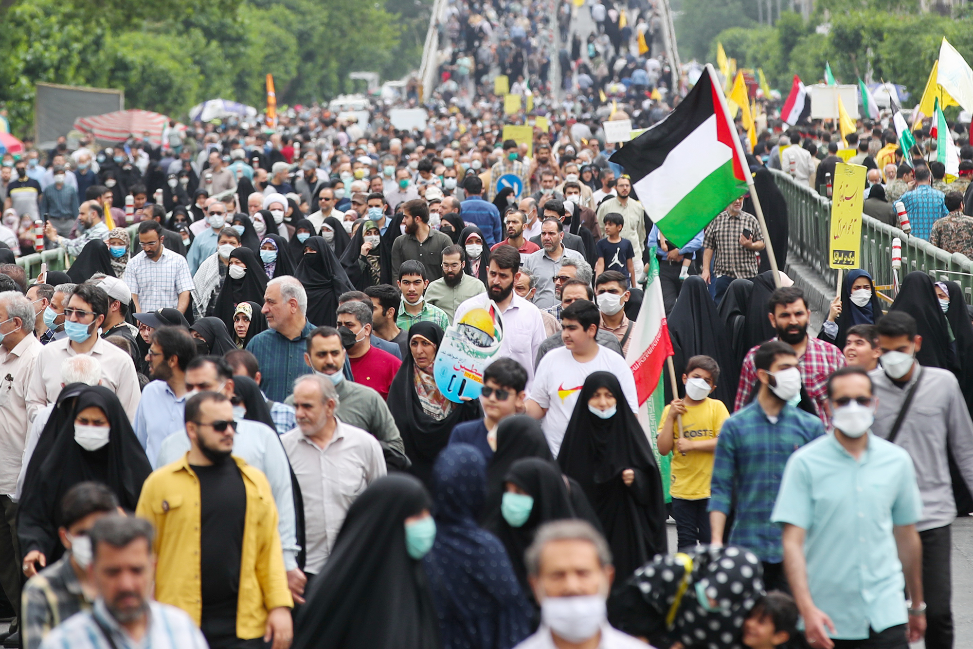 راهپیمایی روز قدس - تهران