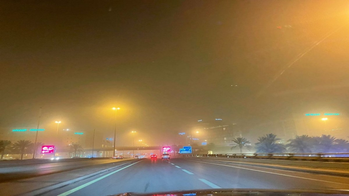 طوفان گرد و غبار عربستان