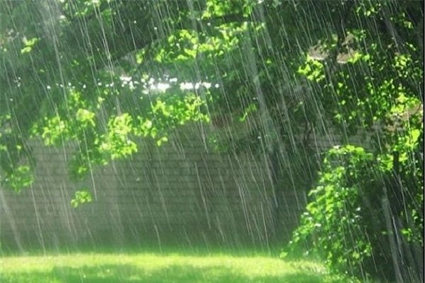 بارندگی در مناطق شمالی