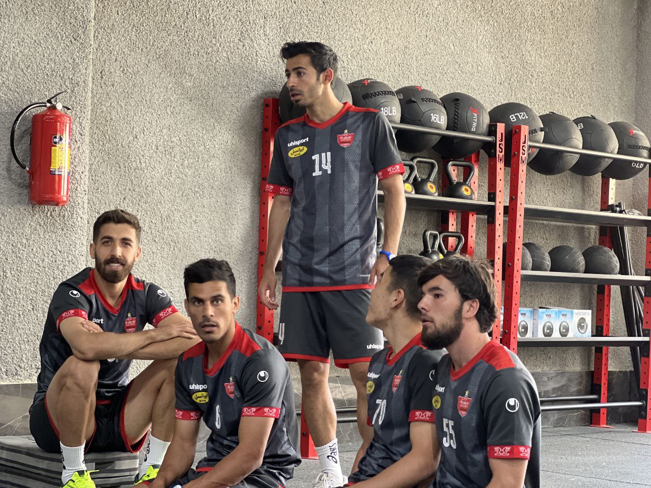 تمرین بدنسازی پرسپولیس