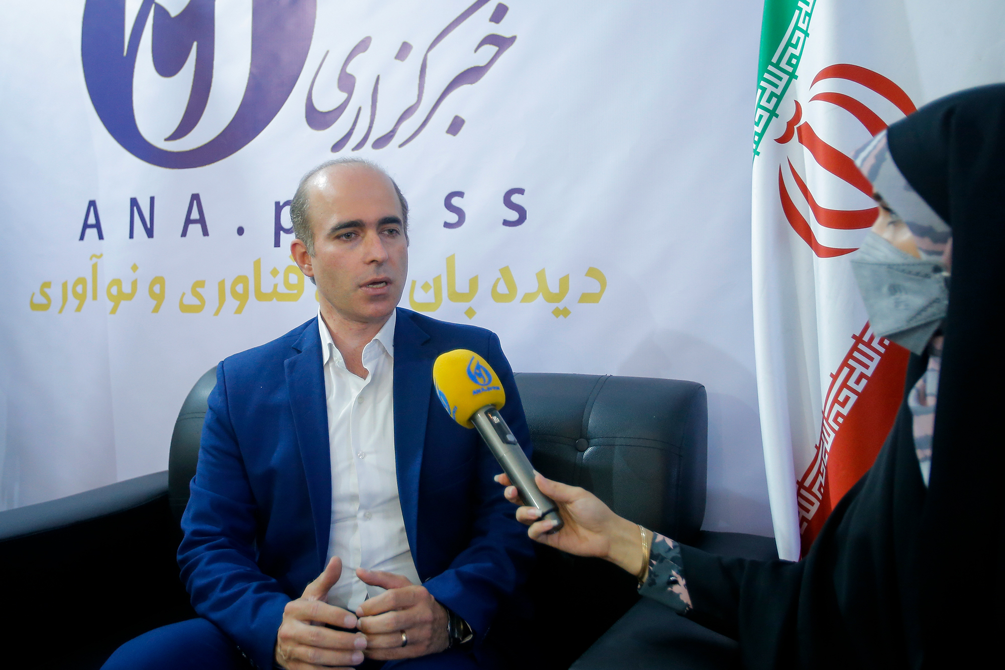 غرفه خبرگزاری آنا در سومین روز از نمایشگاه رویداد ملی عصر امید