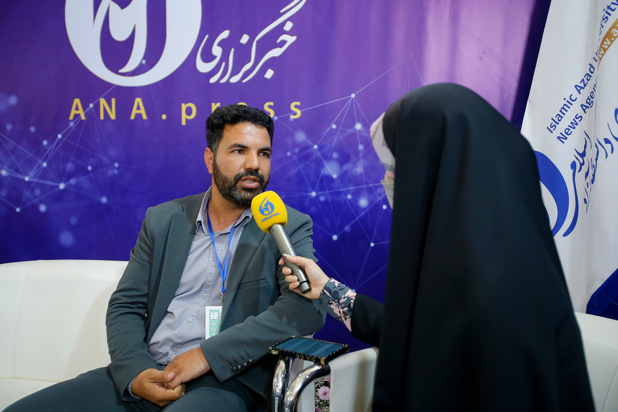 غرفه خبرگزاری آنا در سومین روز از نمایشگاه رویداد ملی عصر امید