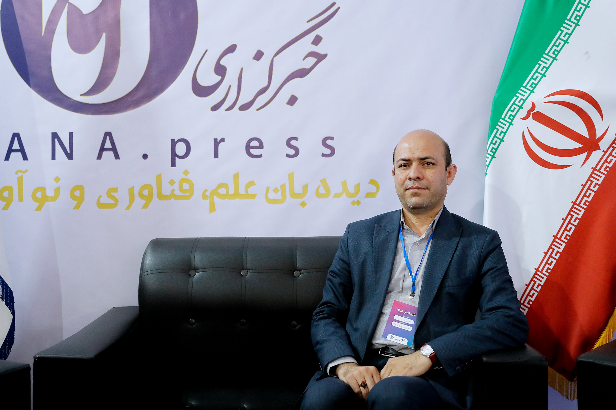 غرفه خبرگزاری آنا در روز پایانی نمایشگاه رویداد ملی عصر امید