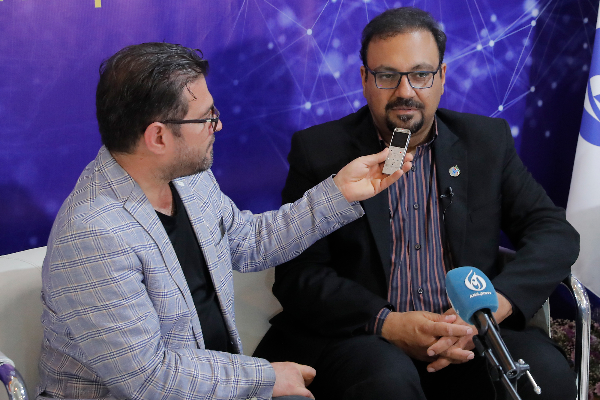 غرفه خبرگزاری آنا در روز پایانی نمایشگاه رویداد ملی عصر امید