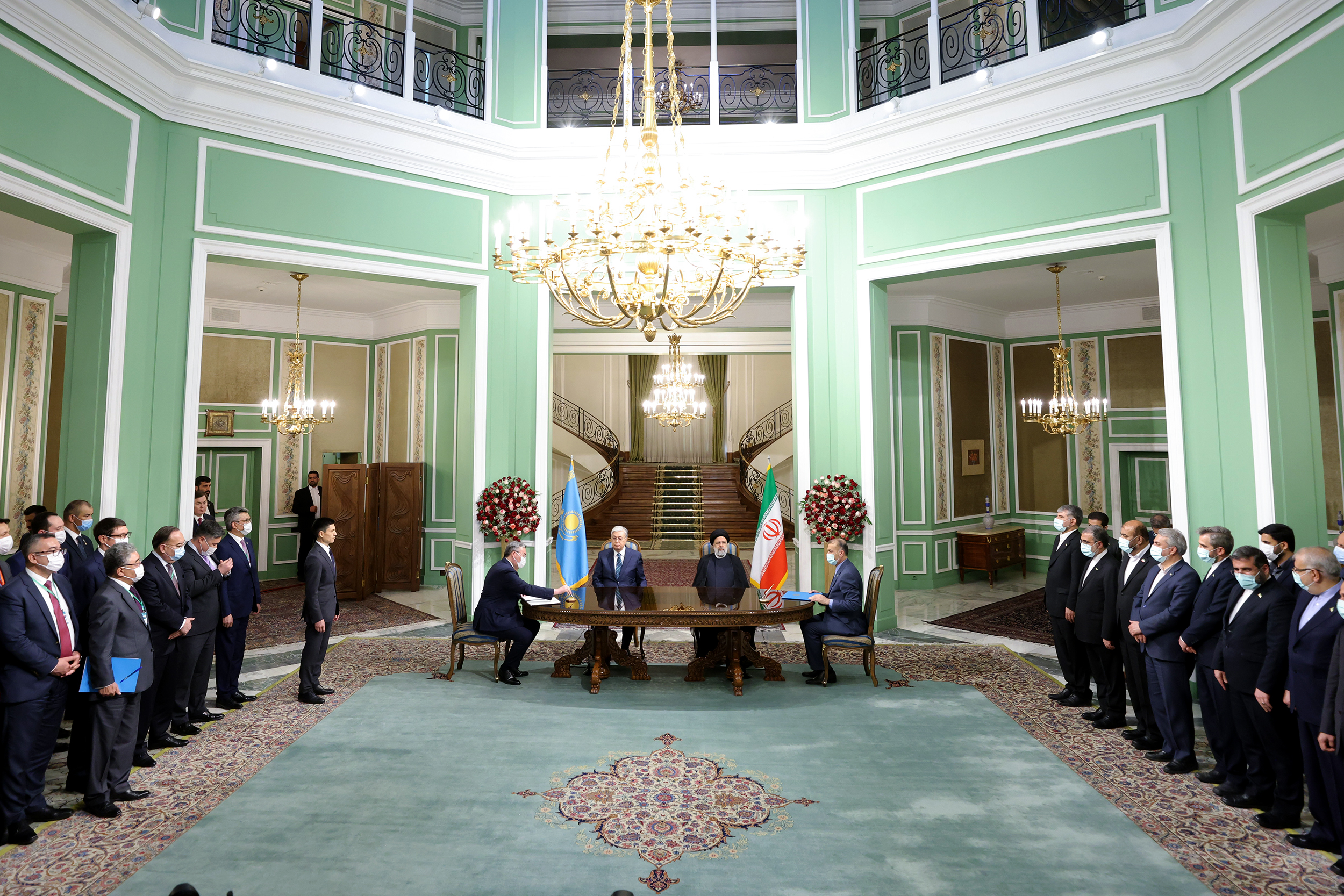 رئیسی نشست خبری قزاقستان