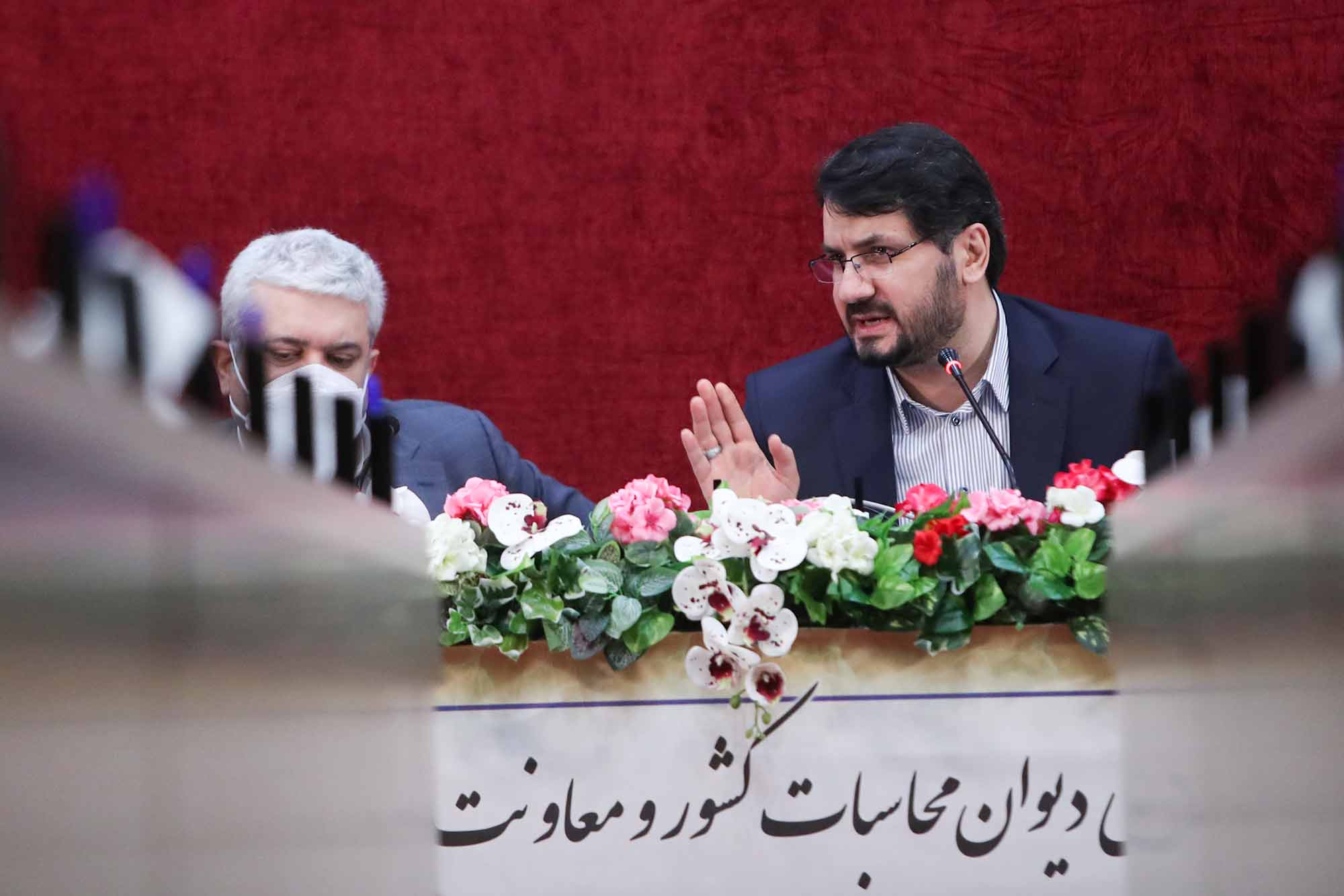 مهرداد بذرپاش رئیس دیوان محاسبات کشور و سورنا ستاری معاون علمی و فناوری رئیس جمهور