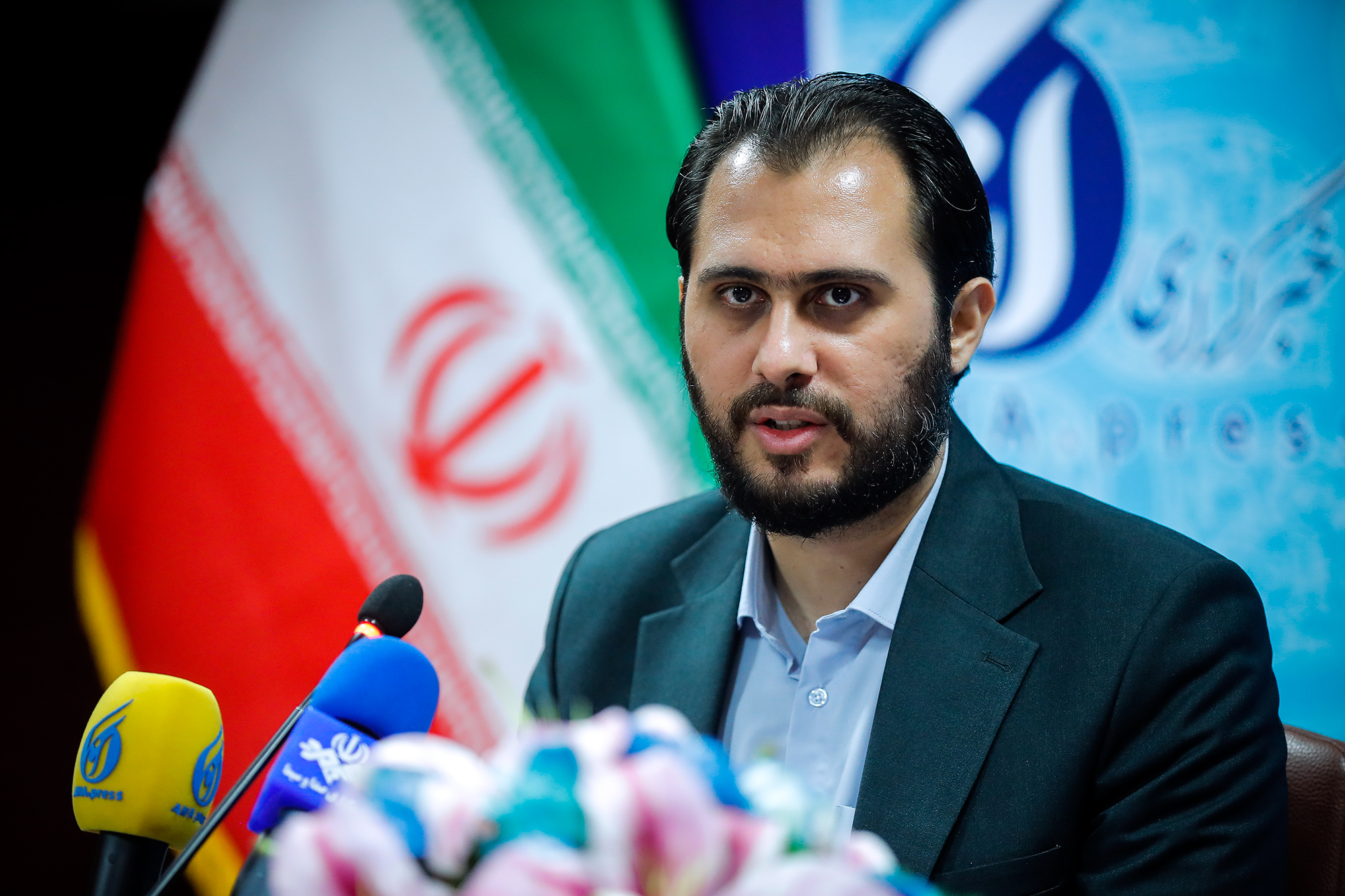 علی قجری مدیرعامل خبرگزاری آنا در آئین رونمایی از خانه خلاق و نوآوری رسانه خبرگزاری آنا