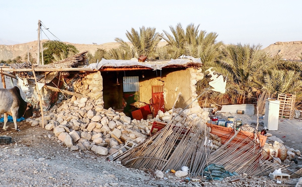 مناطق زلزله زده هرمزگان