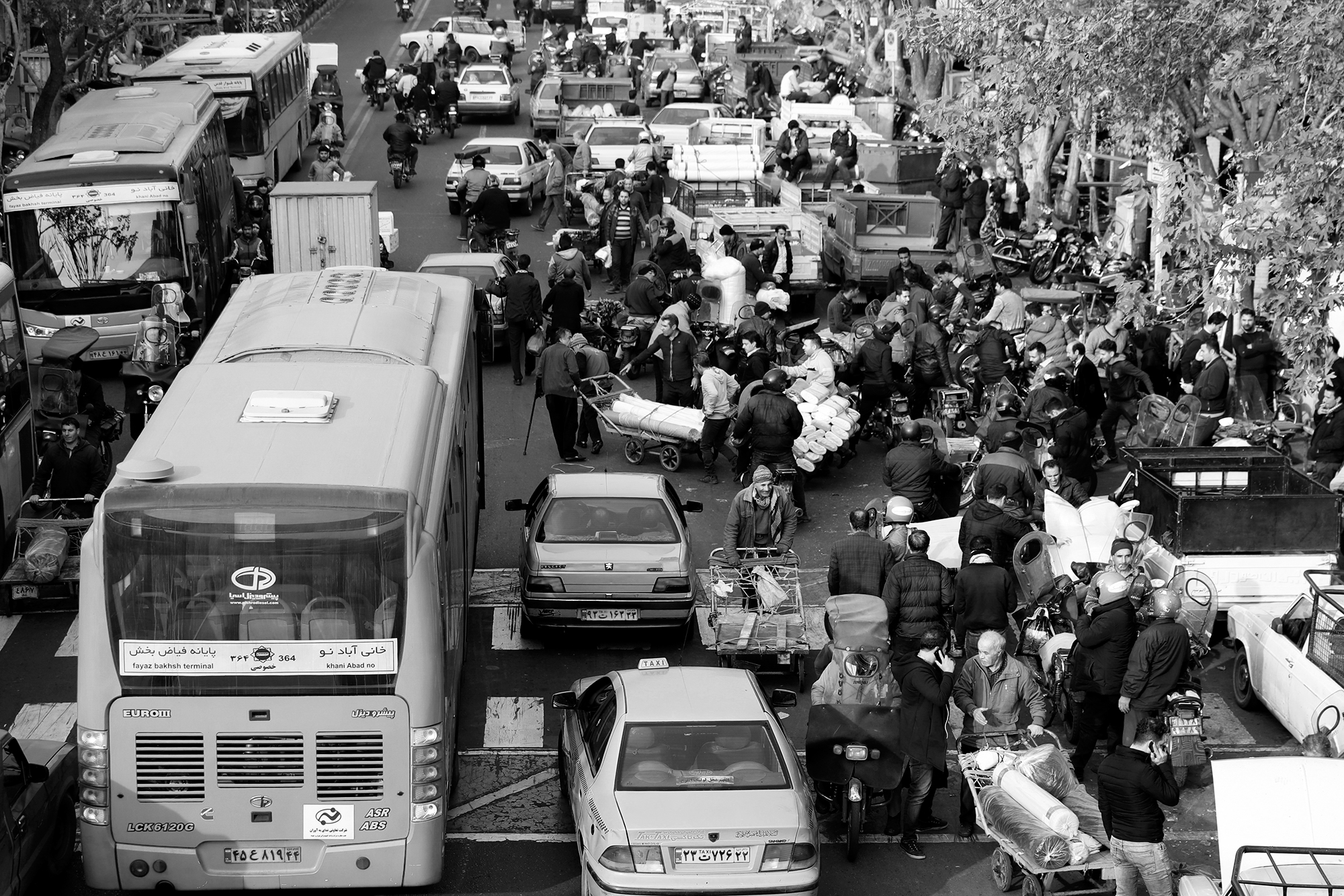 چرخ زندگی چرخیهای بازار تهران