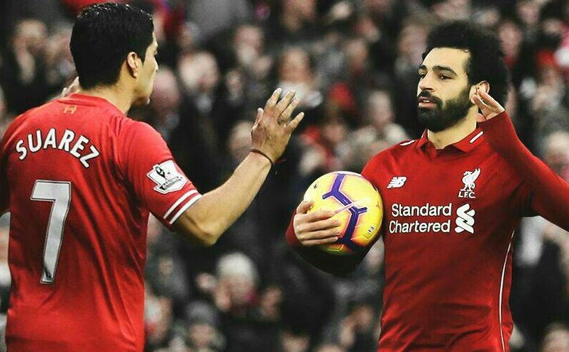 پس از لوییز سوارز، محمد صلاح اولین بازیکن لیورپول است که در دو فصل پیاپی به 20 گل زده میرسد..jpg