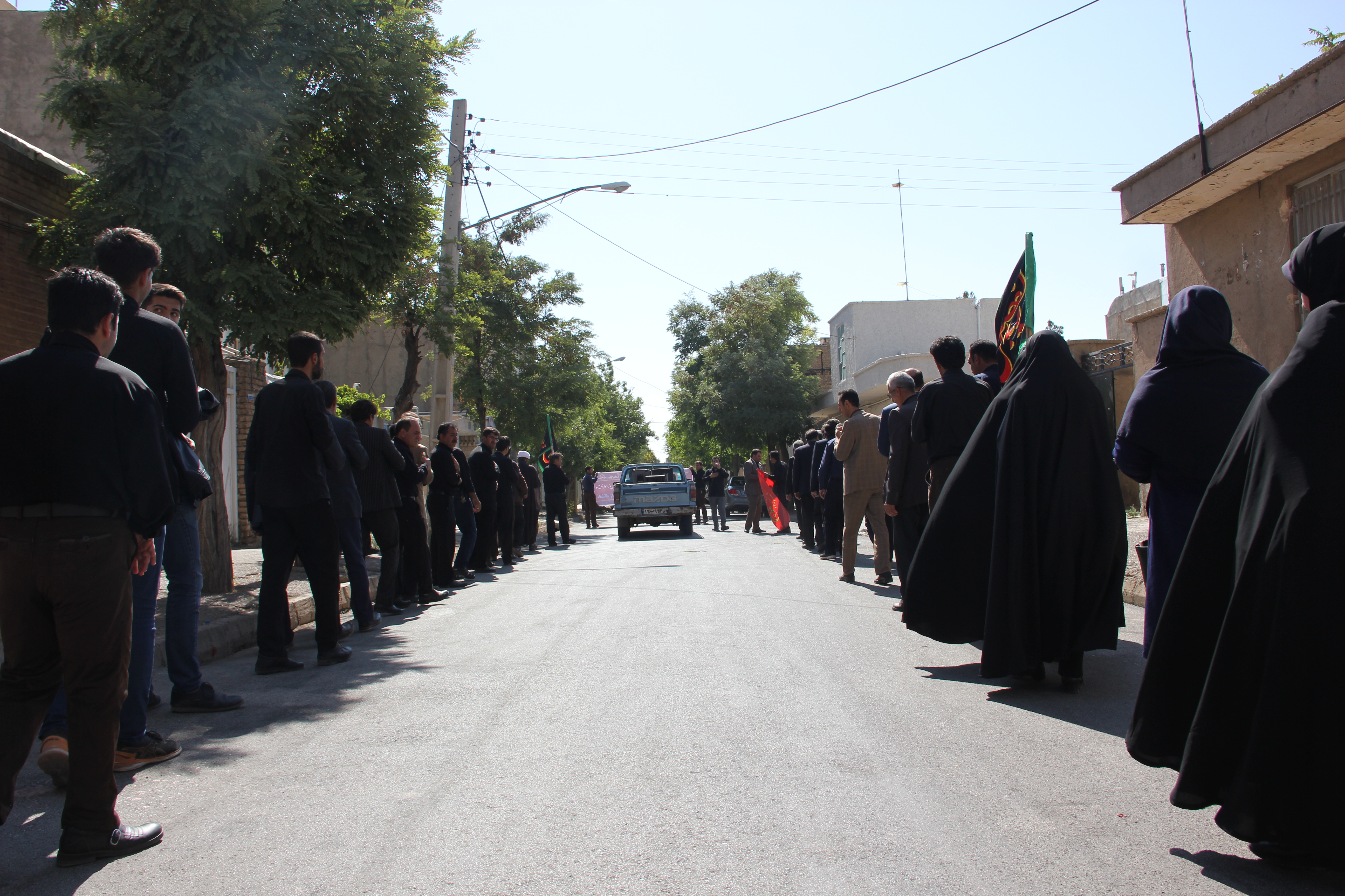 دسته عزاداری دانشگاه آزاد اسلامی در تاکستان