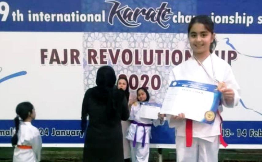 نسترن خوشرو    کسب مقام سوم مسابقات بین المللی ورزشی در رشته کاراته.jpg