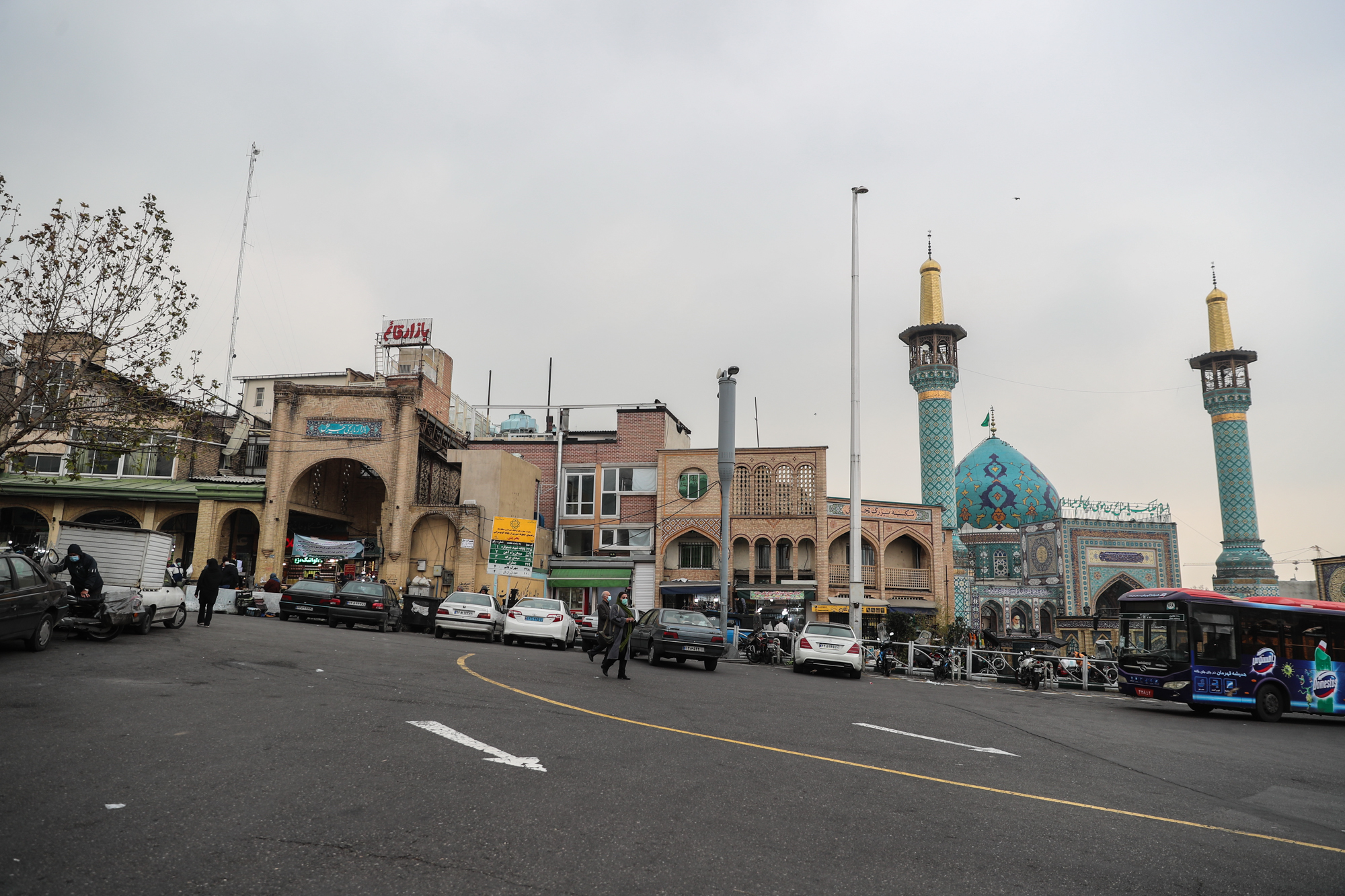 بازار تجریش در روزهای کرونا