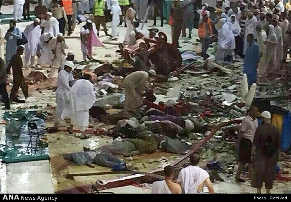 سقوط مرگبار جرثقیل در مسجدالحرام