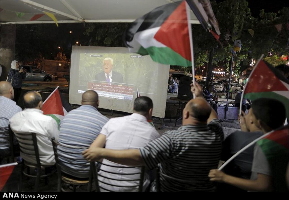 اهتزاز پرچم فلسطین در مقر سازمان ملل متحد