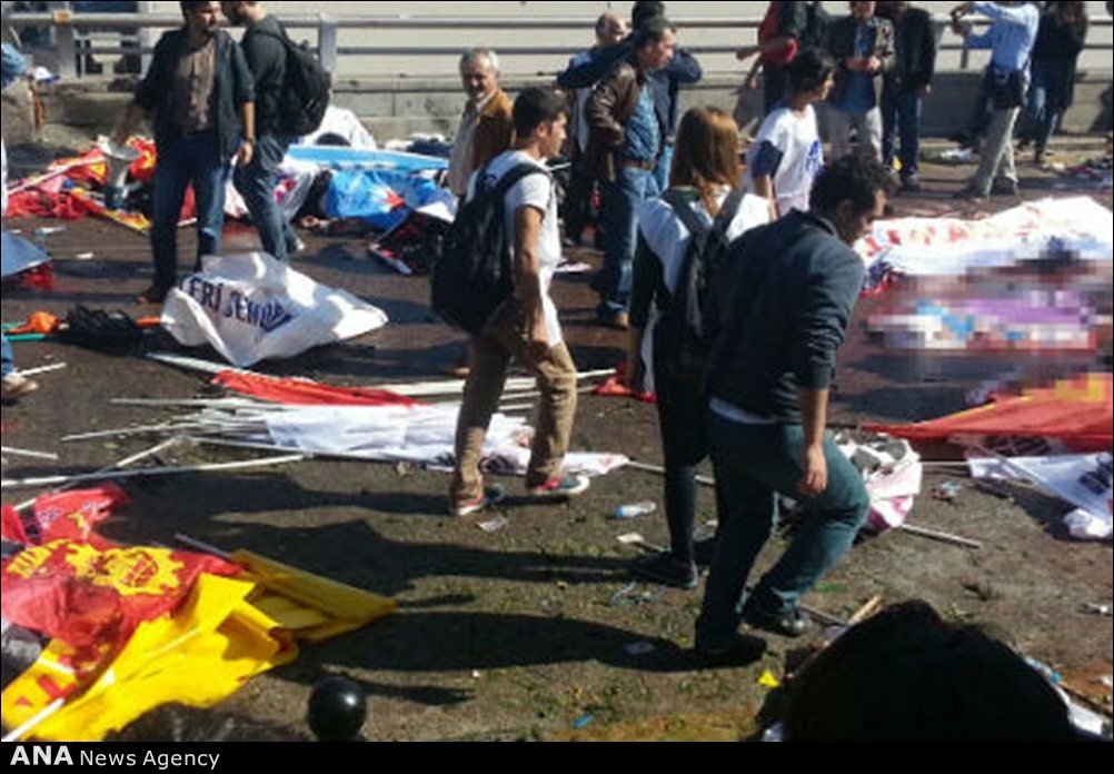 انفجار دو بمب در آنکارا