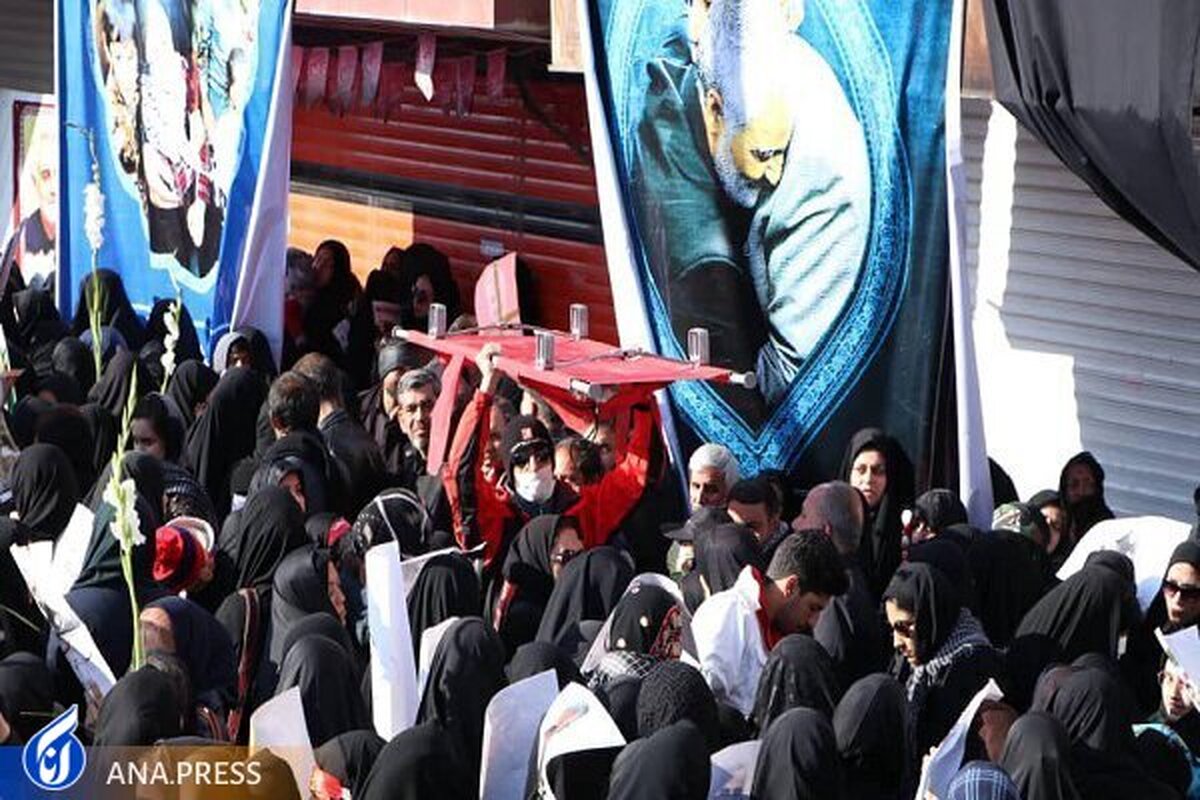 خدمات هلال احمر در مراسم سومین سالگرد شهادت سردار حاج قاسم