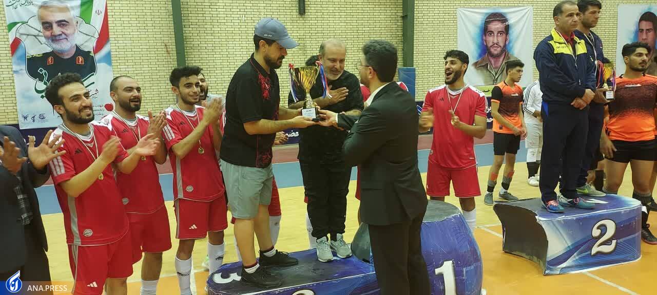 فیروزآباد قهرمانی مسابقات فوتسال دانشجویان پسر دانشگاه آزاد اسلامی منطقه یک کشور