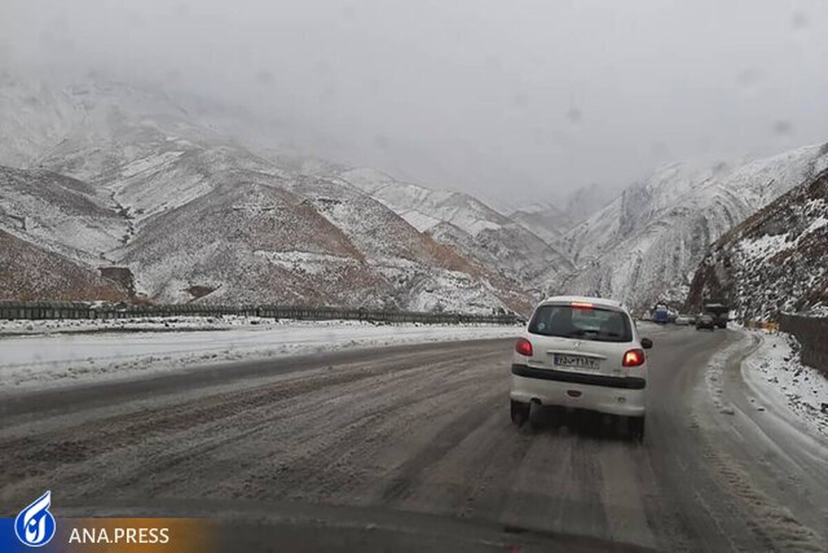 بارش نزولات آسمانی در محورهای مواصلاتی کشور