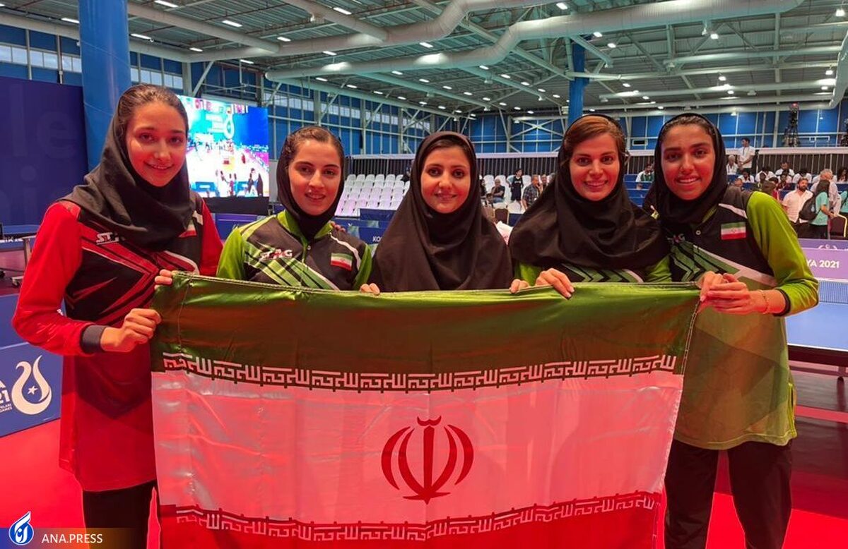 تاریخ سازی دختران پینگ پنگ ایران با صعود به رنکینگ زیر ۴۰ دنیا
