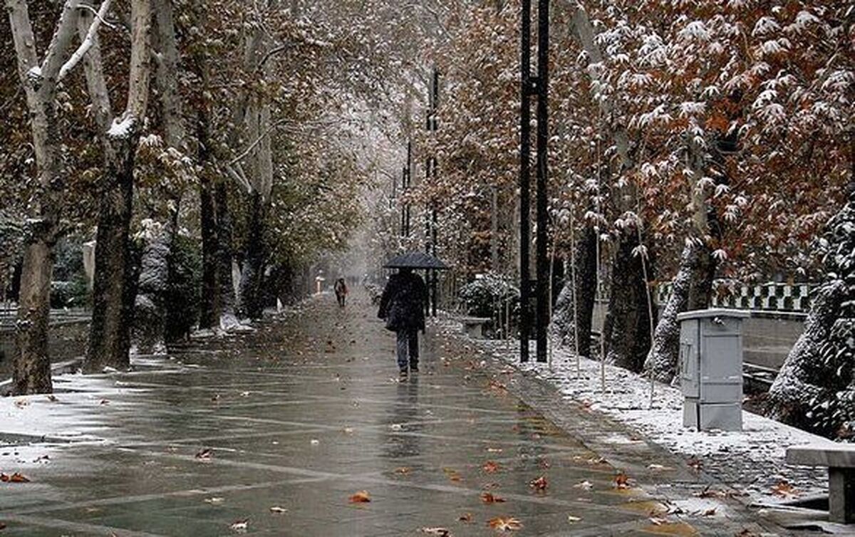 بارش برف و باران در نقاط مختلف کشور آغاز شد