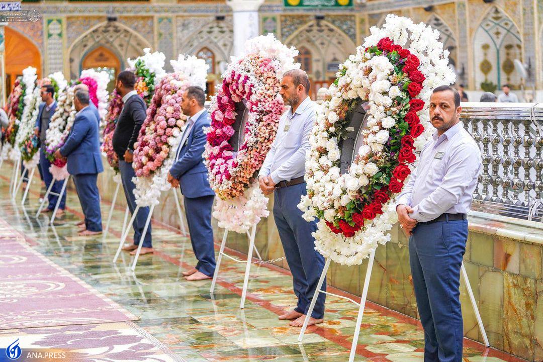 تزیین حرم امام علی (ع) و برپایی جشن میلاد جوادالائمه (ع) در نجف + عکس