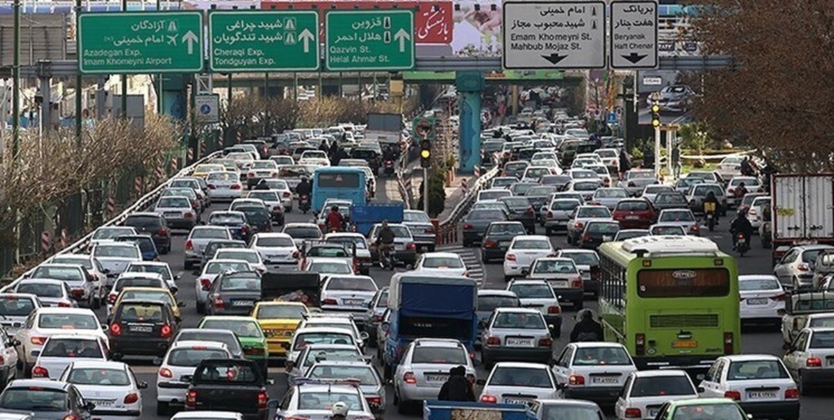 ترافیک در معابر پایتخت متراکم است