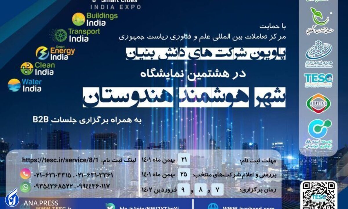 حضور پاویون شرکتهای دانش بنیان ایرانی در هندوستان