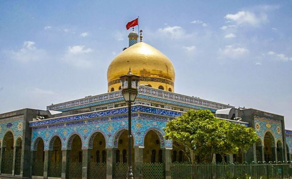 آیین عزاداری حضرت زینب (س) در آستان عبدالعظیم حسنی برگزار شد