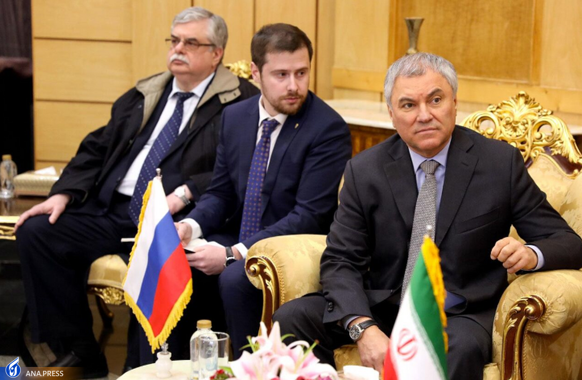 قالیباف به صورت رسمی از رییس مجلس روسیه استقبال کرد