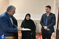 دیدار رئیس مرکز شاهد و ایثارگران دانشگاه آزاد با خانواده شهید عبدی‌زاده